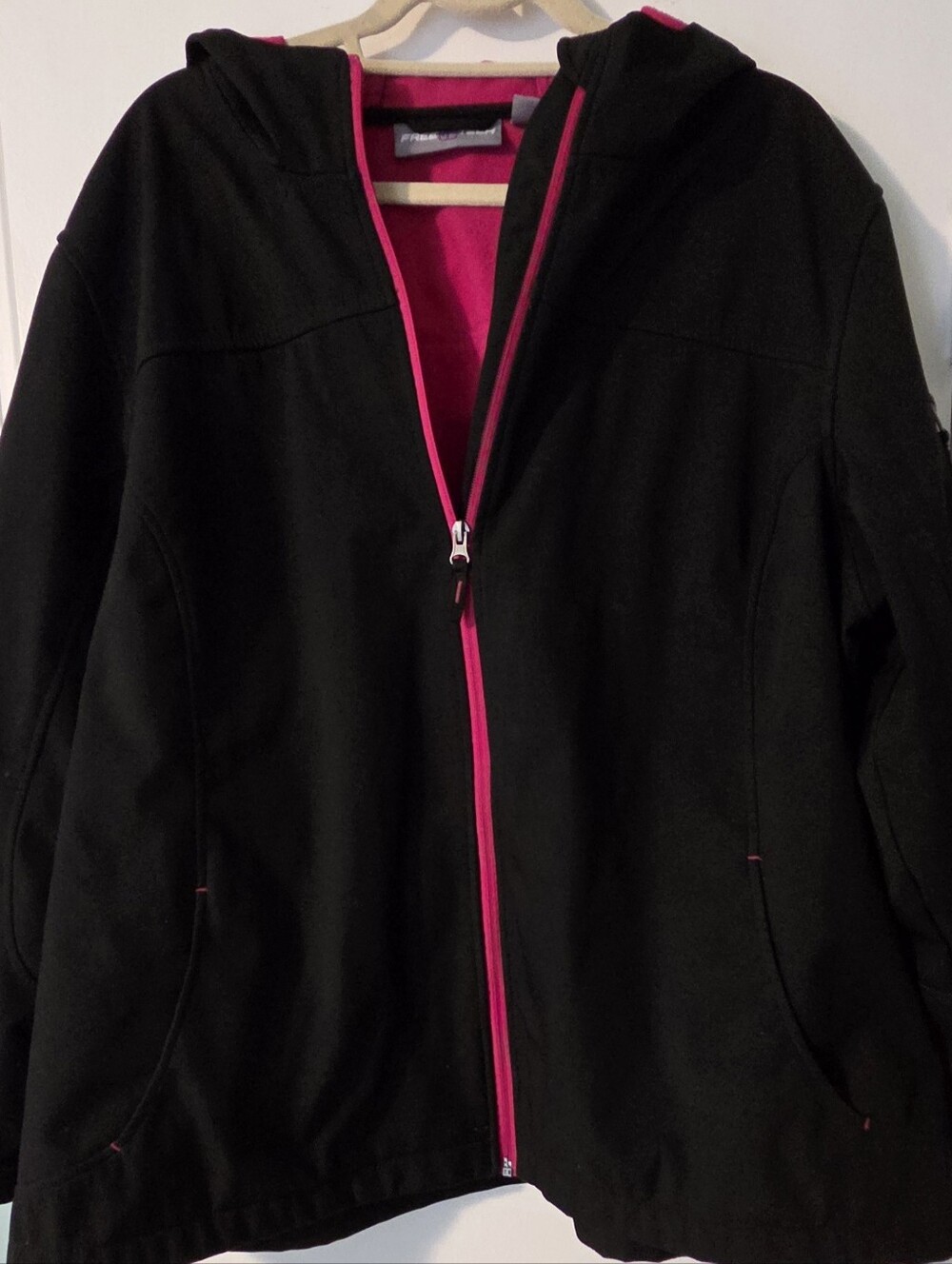 Very Nice Free Tech Black Jacket Woman 3X 22-24
